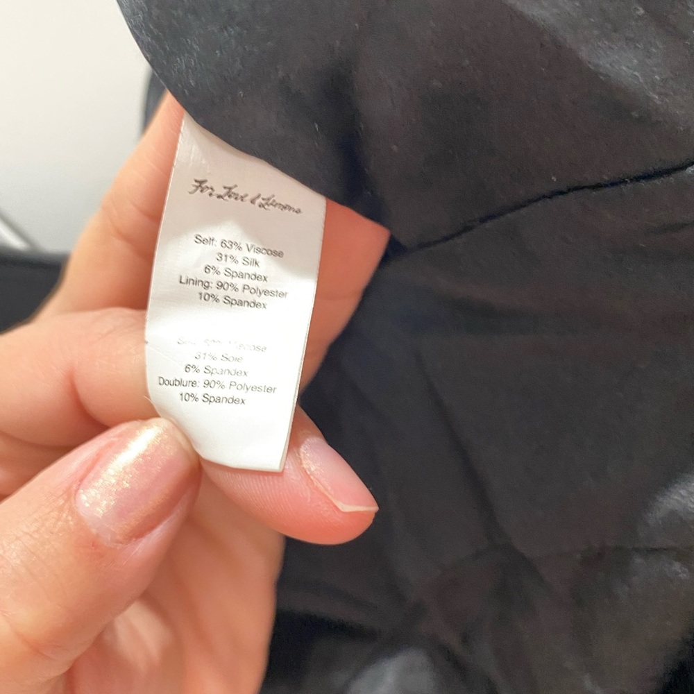 Black for love and lemons body suit.brand new never worn